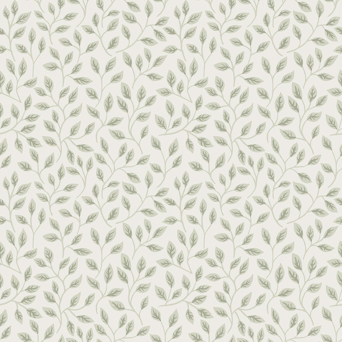 Picture of Posey Light Green Vines Wallpaper