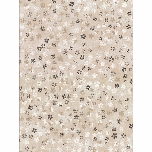 Picture of Cosima Beige Miniature Floral Wallpaper