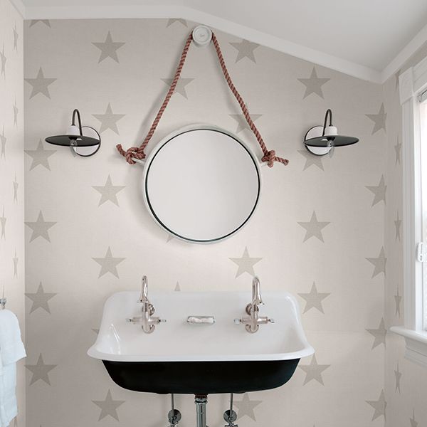 McGraw Grey Stars Wallpaper  | Brewster Wallcovering - The WorkRm