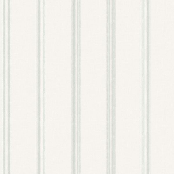 Picture of Johnny Teal Stripes Wallpaper