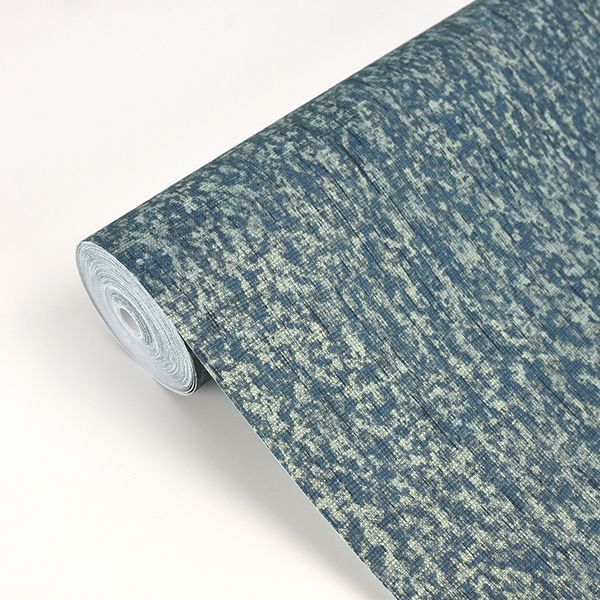 Agnetha Teal Texture Wallpaper - Brewster Wallcovering