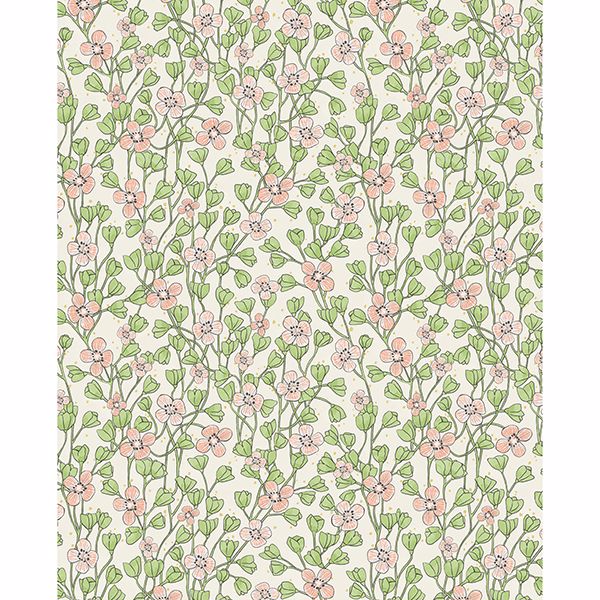 Picture of Maja Light Pink Miniature Floral Wallpaper