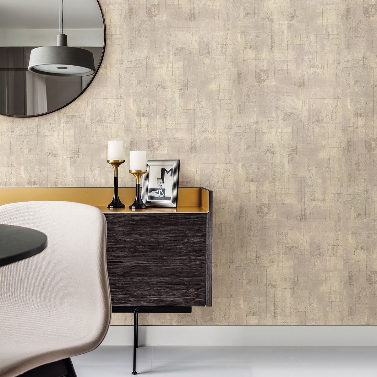 Ozone Taupe Texture Wallpaper  | Brewster Wallcovering - The WorkRm