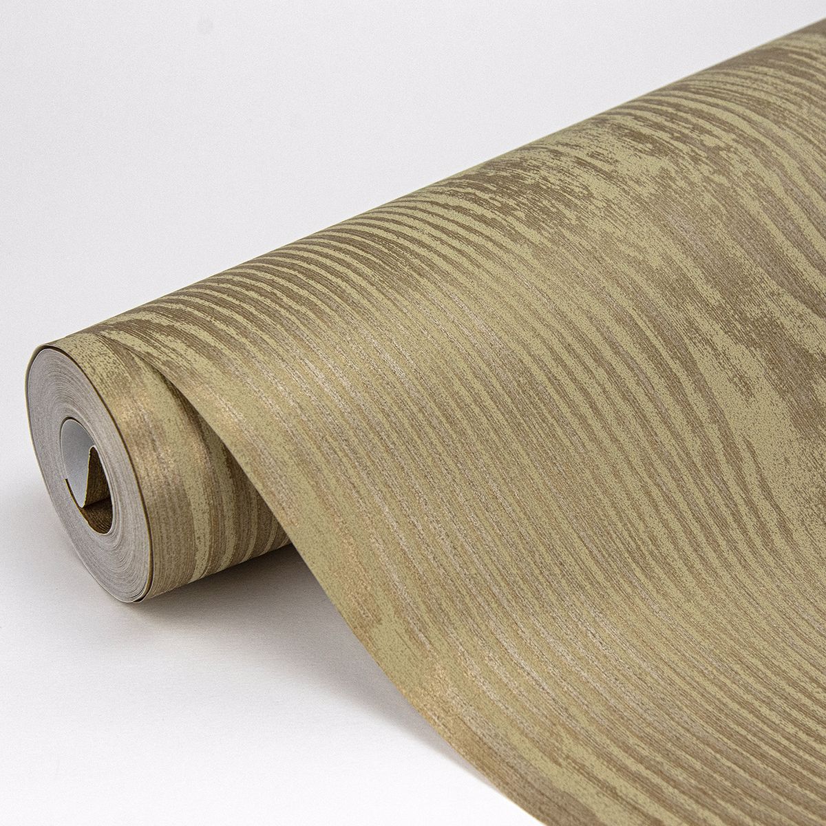 Jaxson Gold Faux Wood Wallpaper - Brewster Wallcovering