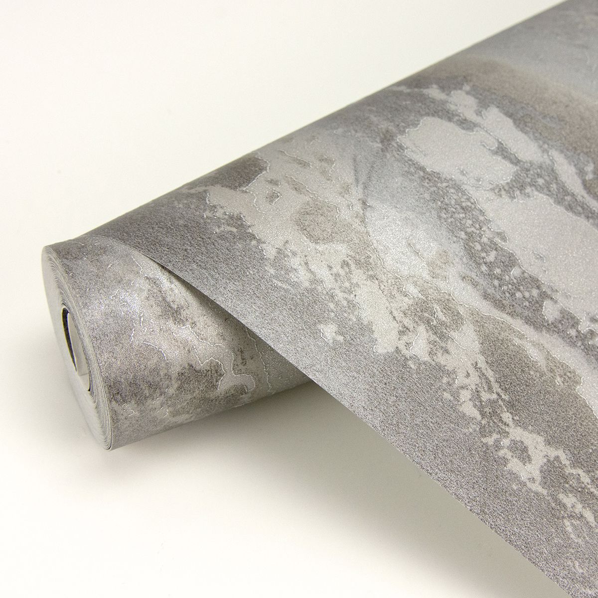 Vapor Silver Stone Wallpaper - Brewster Wallcovering