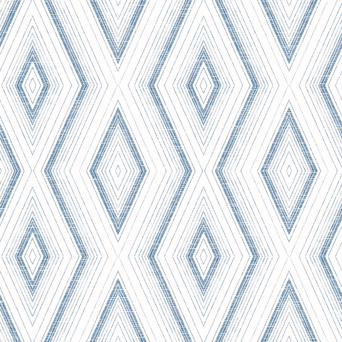 Picture of Santa Cruz Blue Geometric Wallpaper