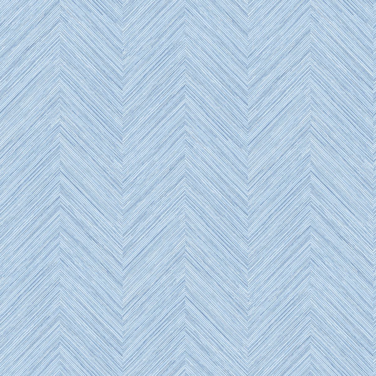 Picture of Caladesi Light Blue Faux Linen Wallpaper