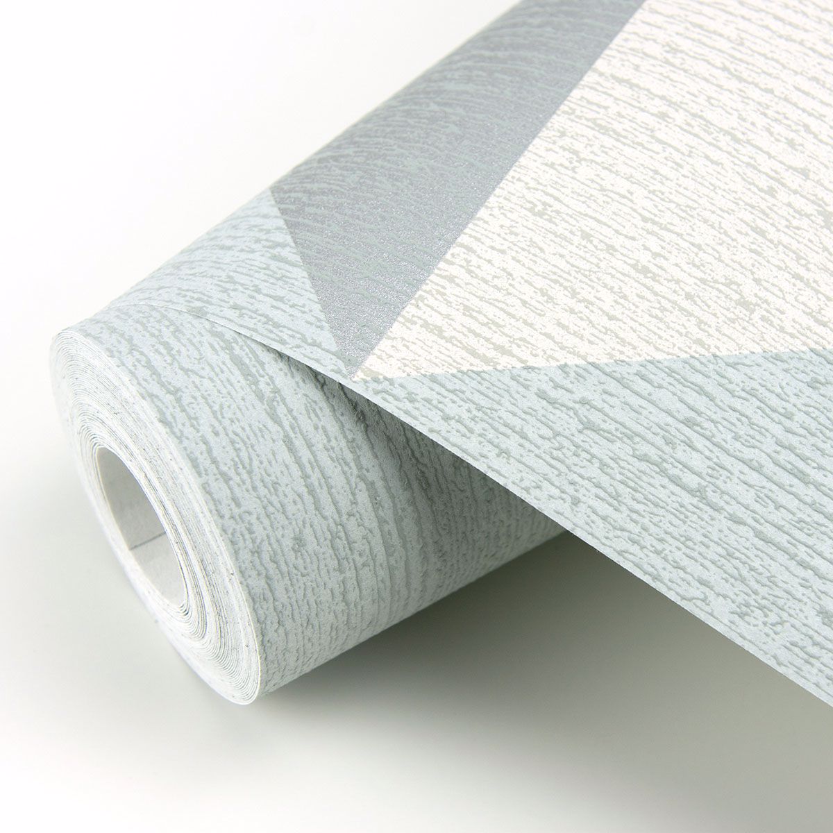 Diamond Light Blue Tri-Tone Geometric Wallpaper  | Brewster Wallcovering - The WorkRm