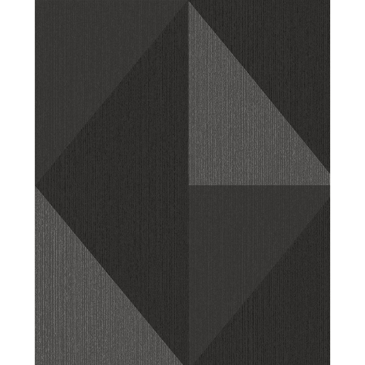 Picture of Diamond Silver Tri-Tone Geometric Wallpaper