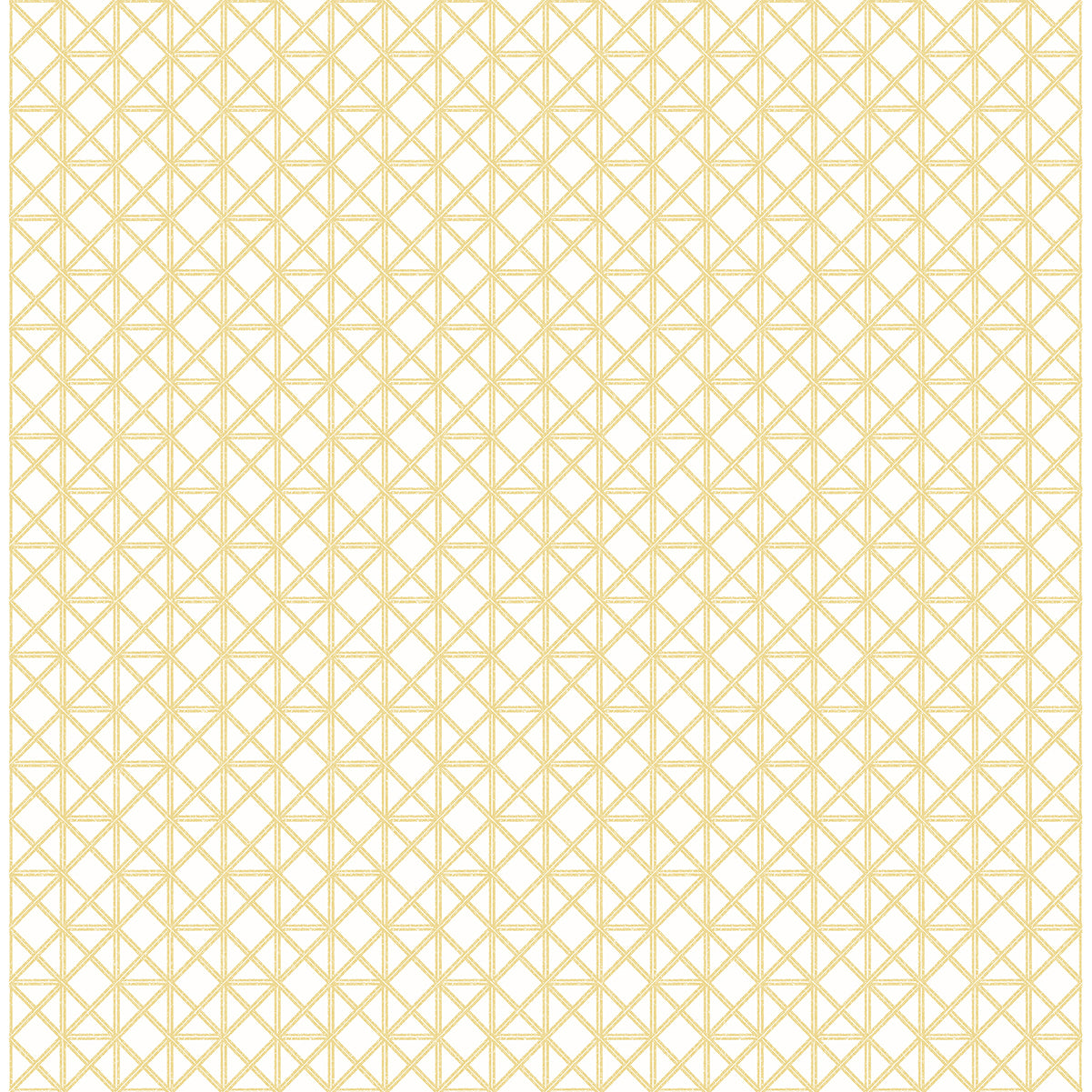 Picture of Lisbeth Yellow Geometric Lattice Wallpaper