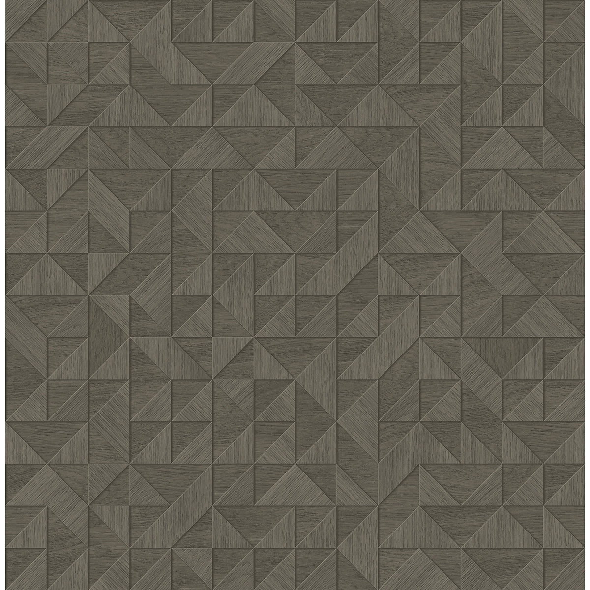 Picture of Gallerie Dark Grey Triangle Geometric Wallpaper