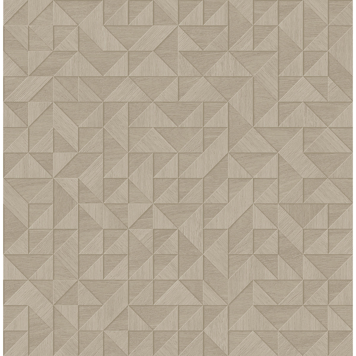 Picture of Gallerie Taupe Triangle Geometric Wallpaper
