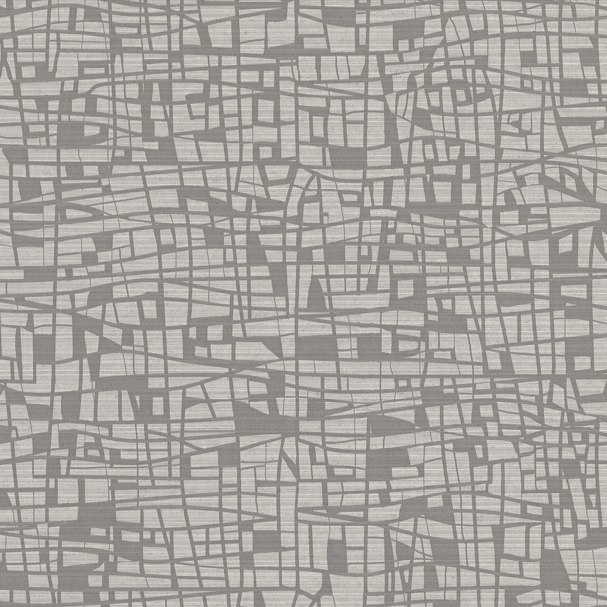 Brewster Wallcovering-Tiffany Grey Abstract Geometric Wallpaper