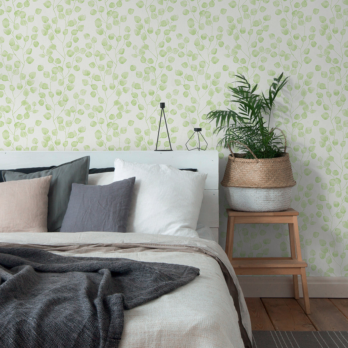 Mali Green Trail Wallpaper - Brewster Wallcovering