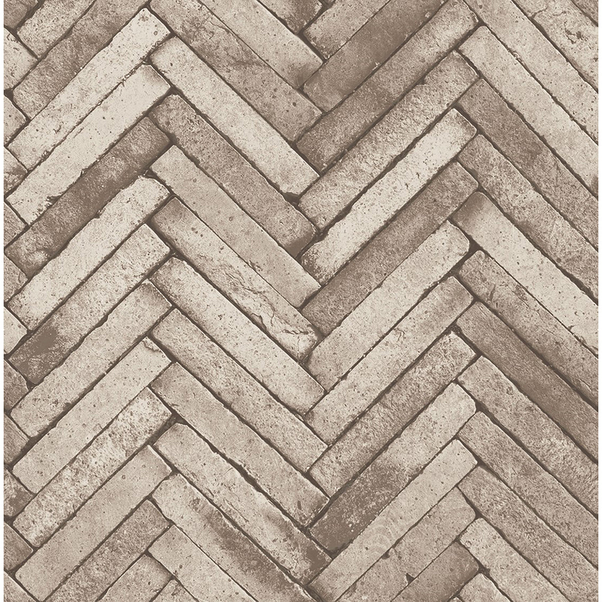 Picture of Ryon Taupe Diagonal Slate Wallpaper