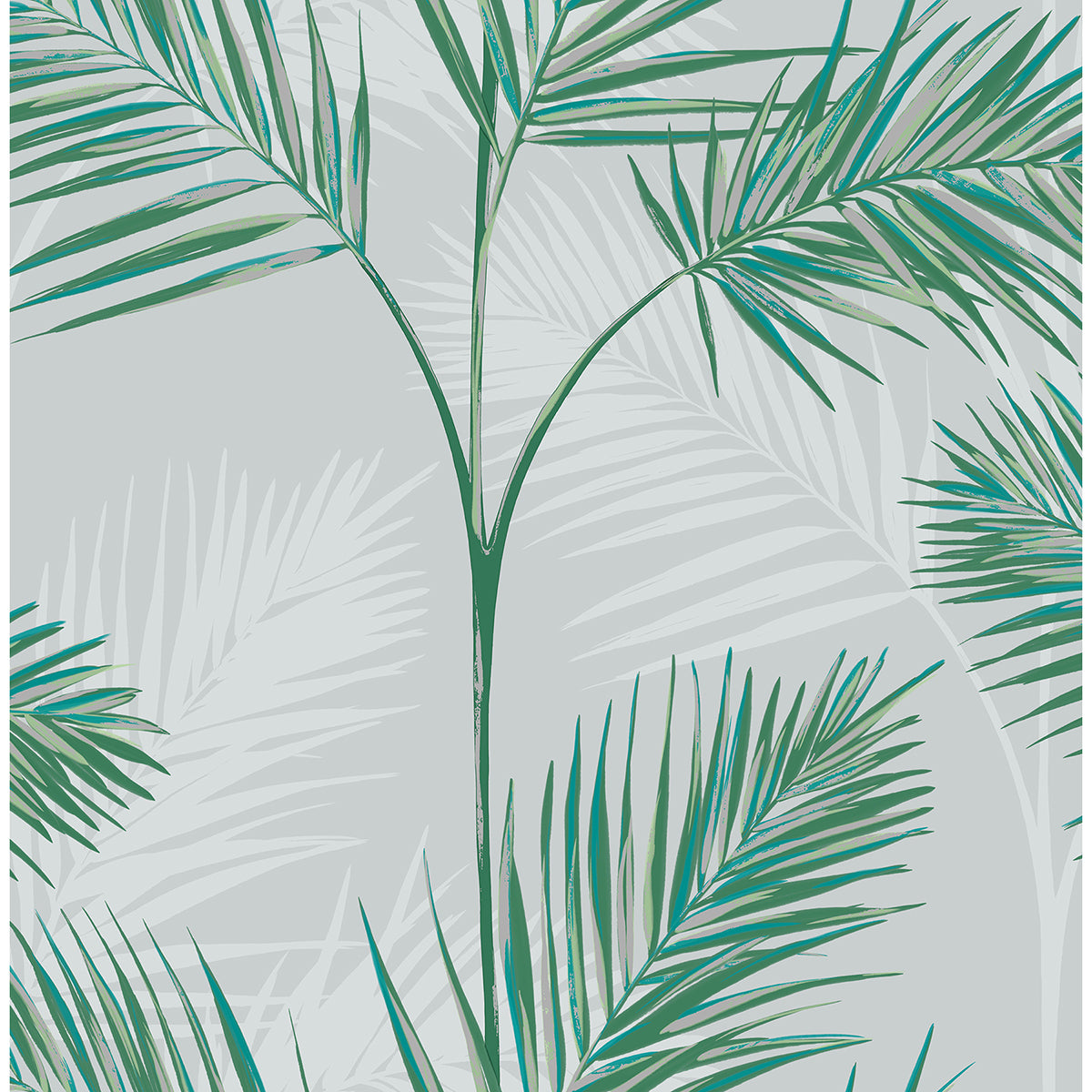 Picture of South Beach Stone Fronds Wallpaper