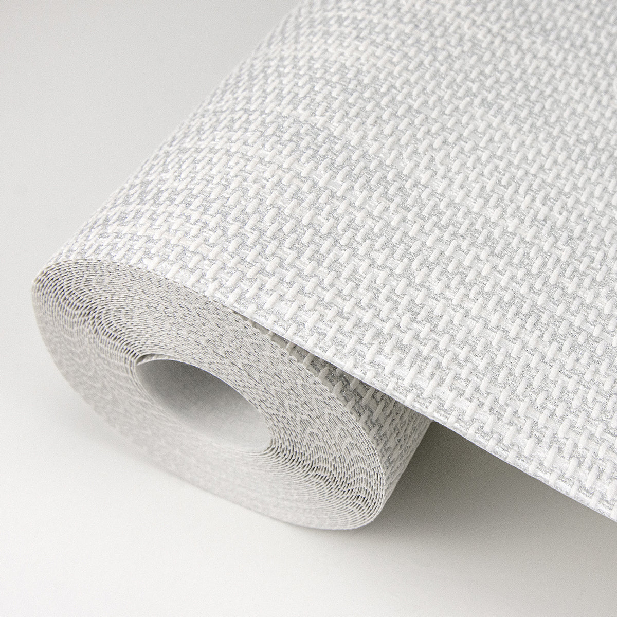 Cahaya White Woven Wallpaper  | Brewster Wallcovering - The WorkRm