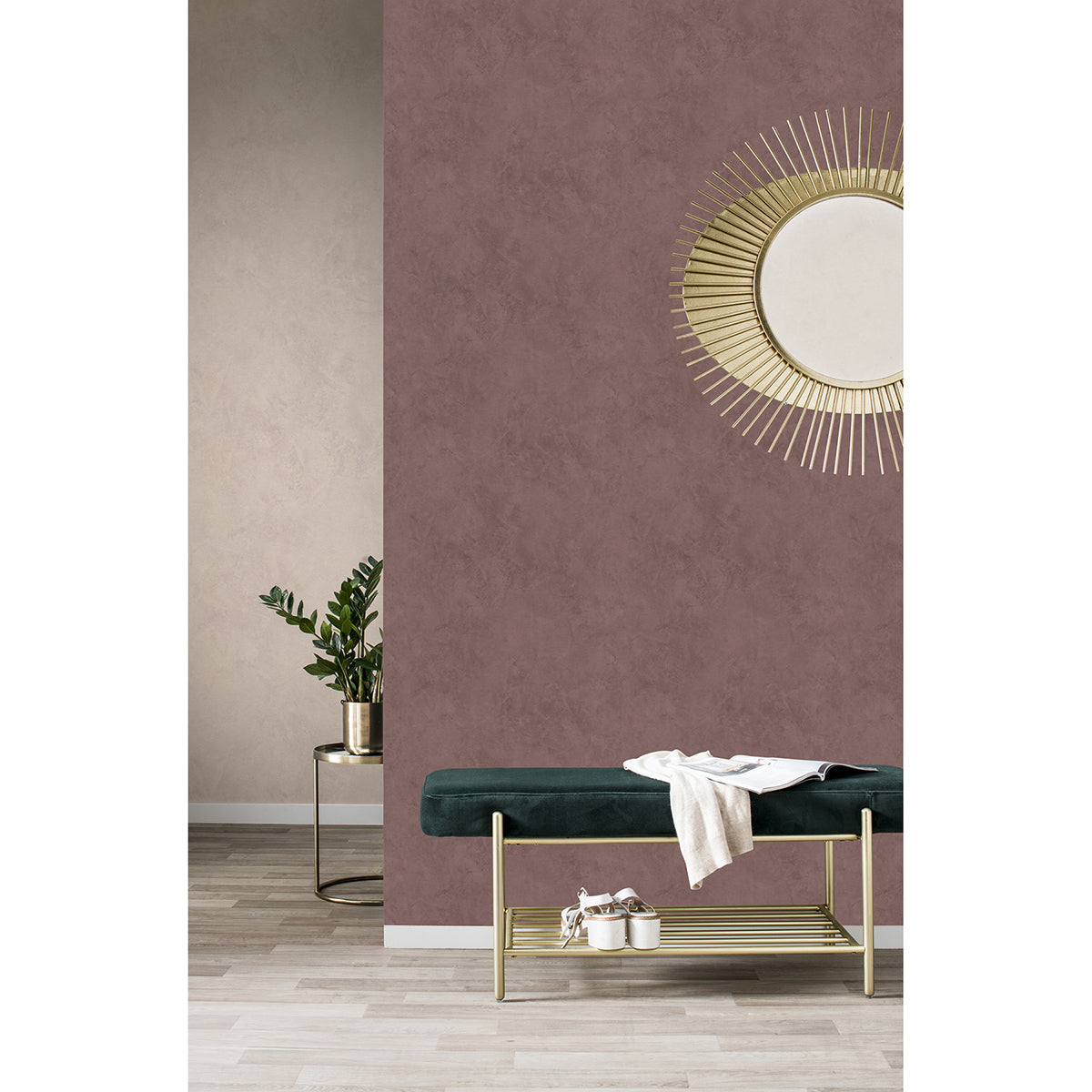 Escher Blush Plaster Wallpaper  | Brewster Wallcovering - The WorkRm