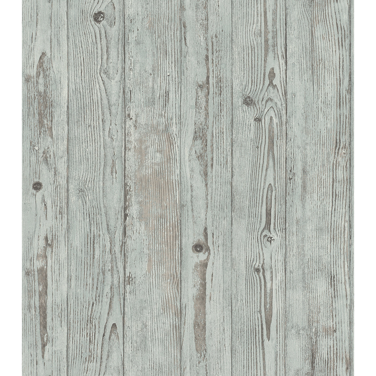 Picture of Albright Light Blue Weathered Oak Panels Wallpaper