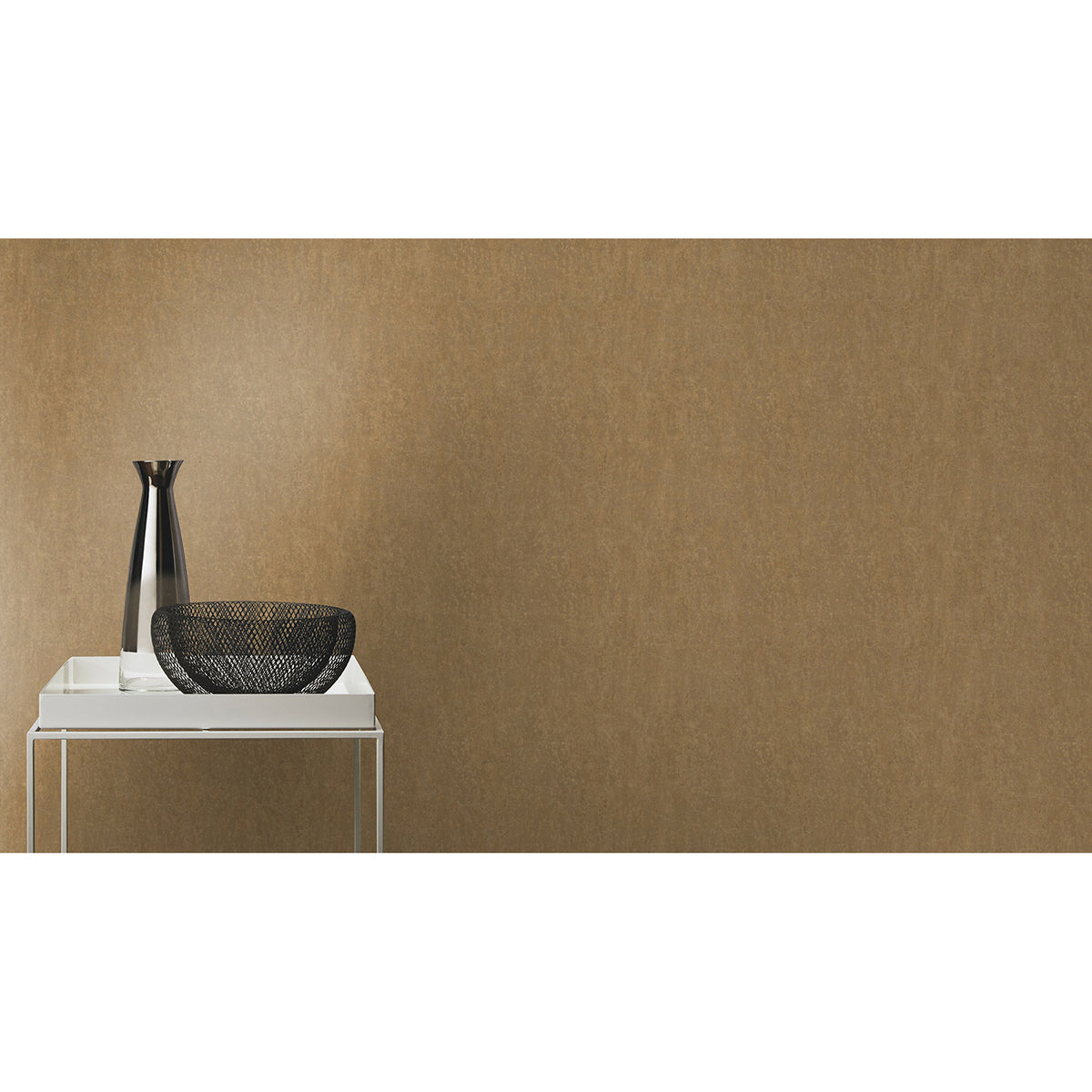 Segwick Bronze Speckled Texture Wallpaper - Brewster Wallcovering