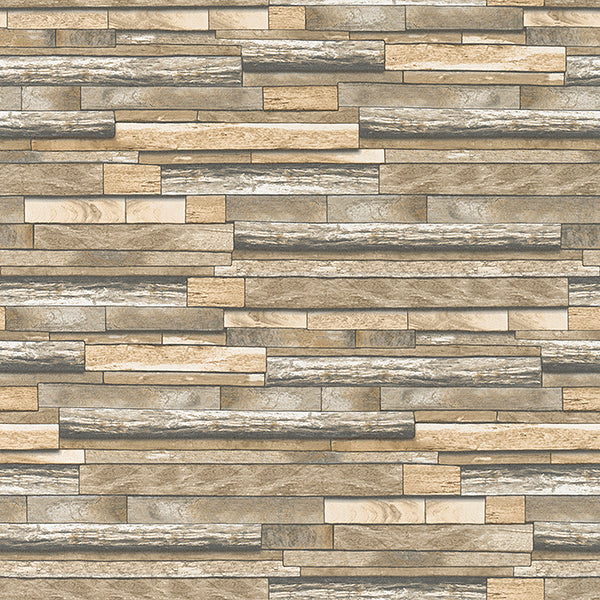 Picture of Federico Beige Slate Wallpaper