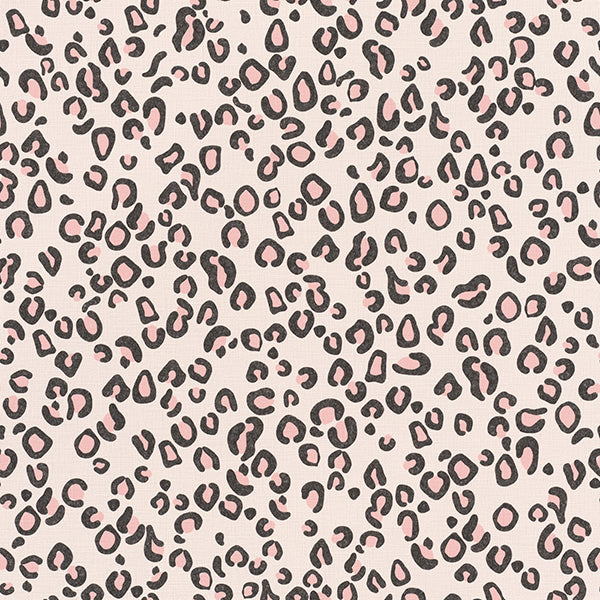 Picture of Damisa Blush Leopard Print Wallpaper