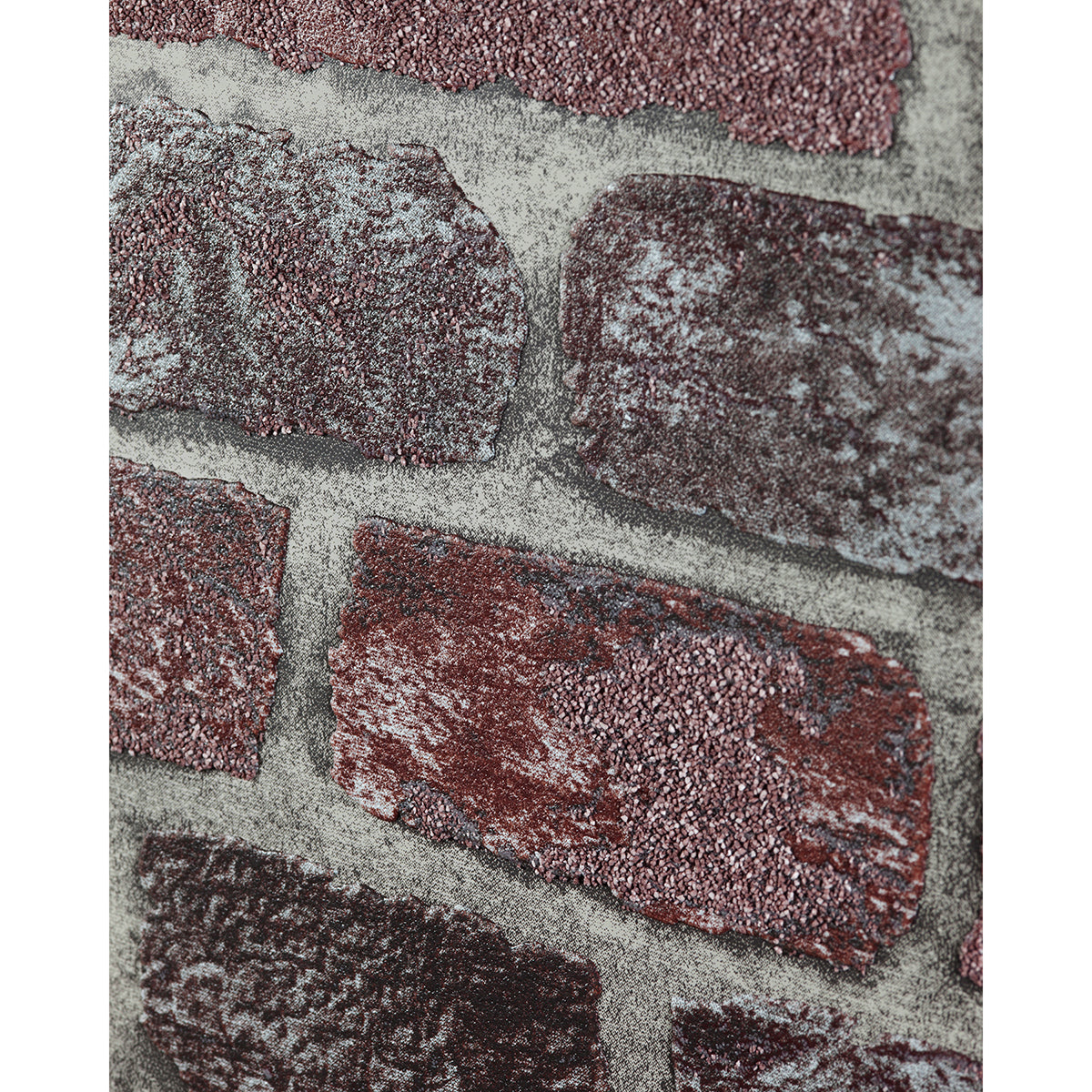 Baker Street Red Brick Wallpaper  | Brewster Wallcovering
