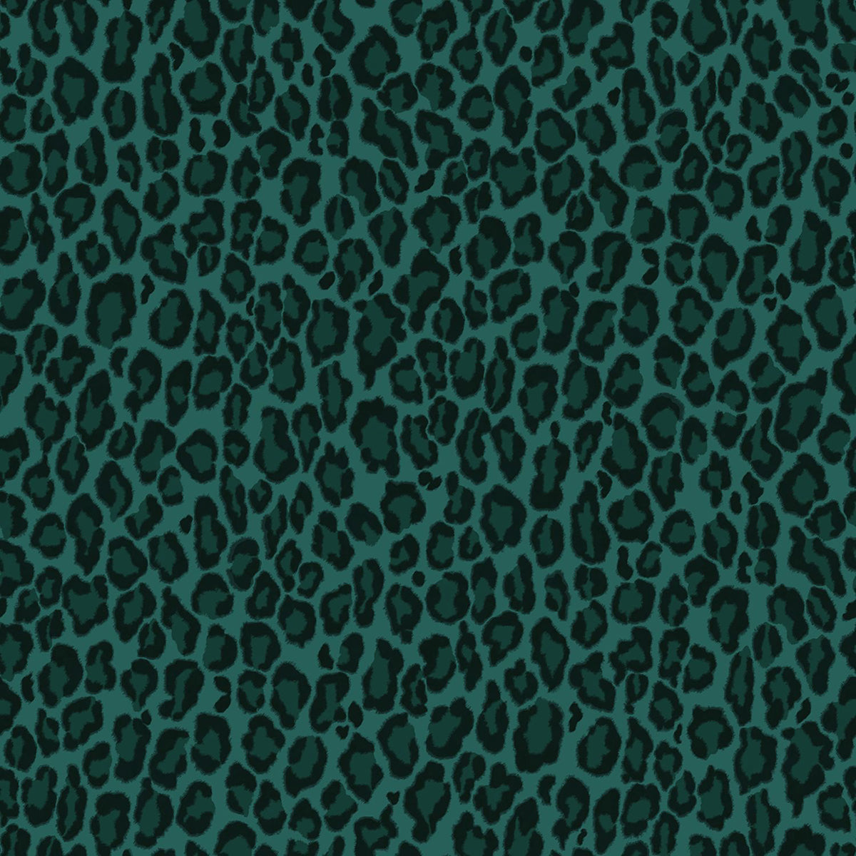 Picture of Cicely Green Leopard Skin Wallpaper