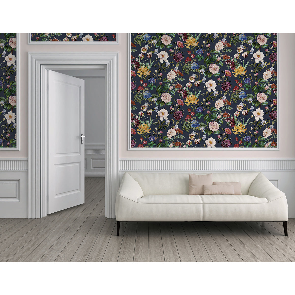 Aviva Multicolor English Garden Wallpaper  | Brewster Wallcovering