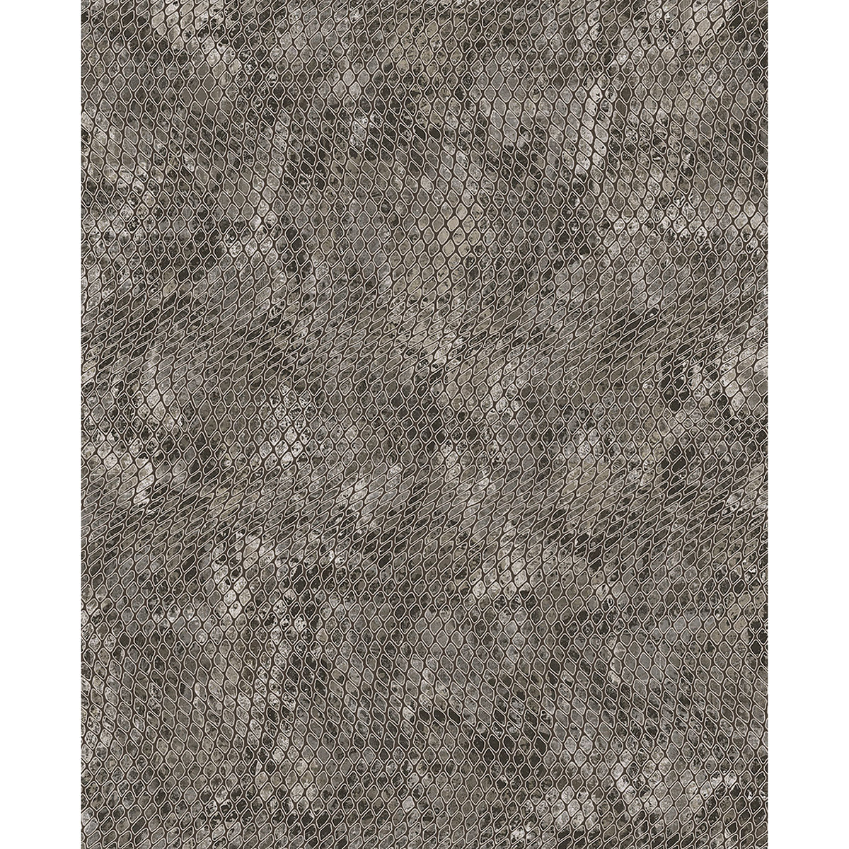 Brewster Wallcovering-Viper Grey Snakeskin Wallpaper