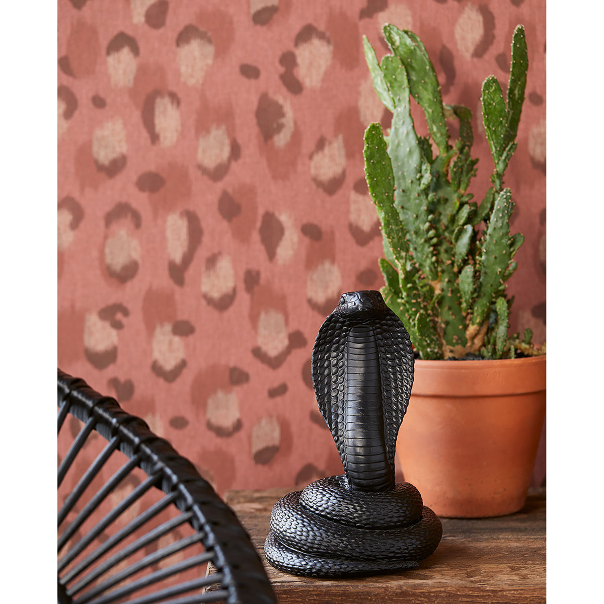 Javan Rust Leopard Wallpaper  | Brewster Wallcovering - The WorkRm