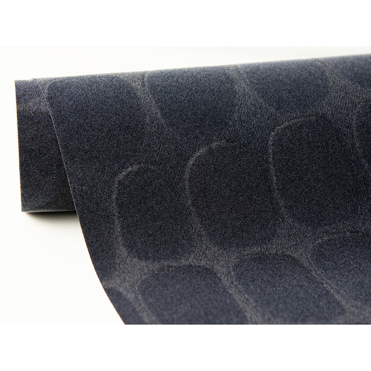 Hyde Indigo Graphic Croc Flock Wallpaper  | Brewster Wallcovering - The WorkRm