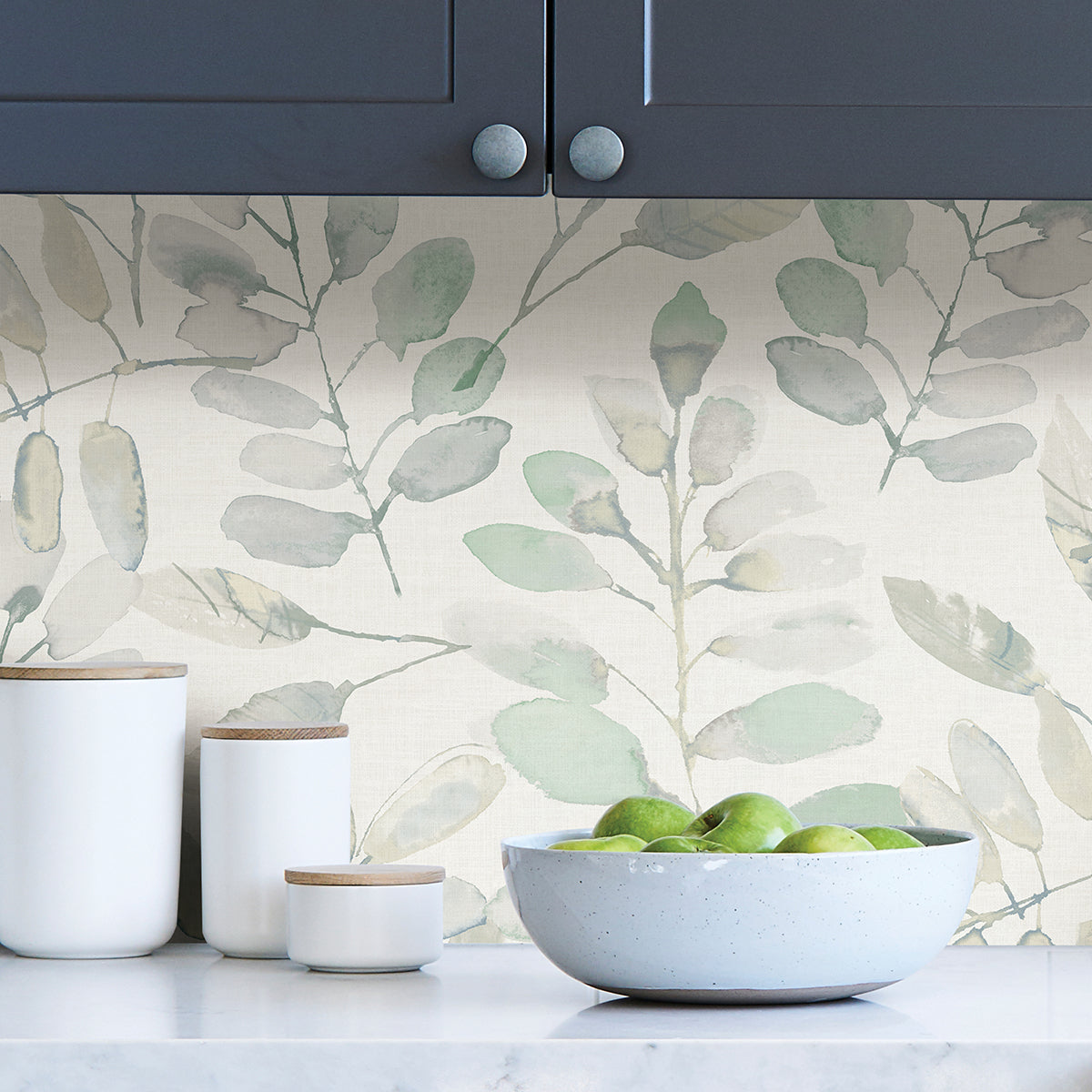 Fable Leaf Peel and Stick Wallpaper - Brewster Wallcovering