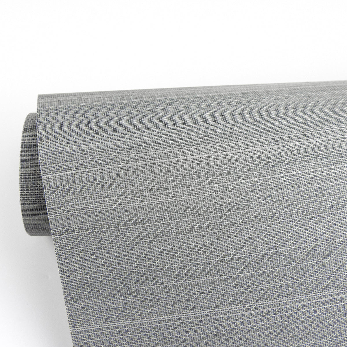 Binan Grey Grasscloth Wallpaper - Brewster Wallcovering