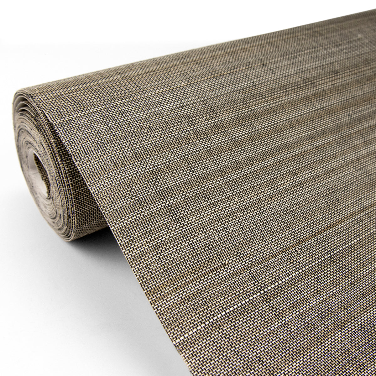 Nanking Brown Grasscloth Wallpaper - Brewster Wallcovering