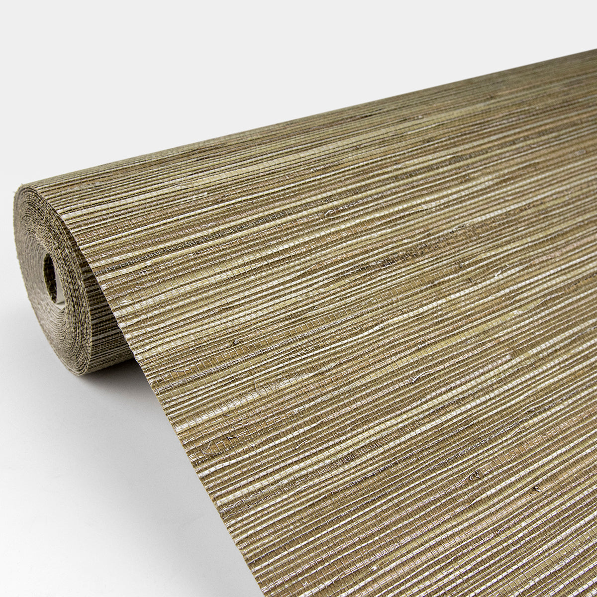 Sanji Coffee Grasscloth Wallpaper - Brewster Wallcovering