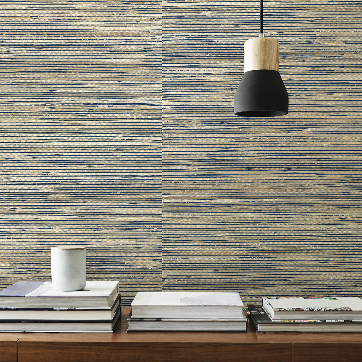 Ranong Champagne Grasscloth Wallpaper - Brewster Wallcovering