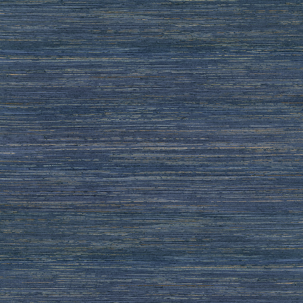 Picture of Pattini Indigo Grasscloth Wallpaper