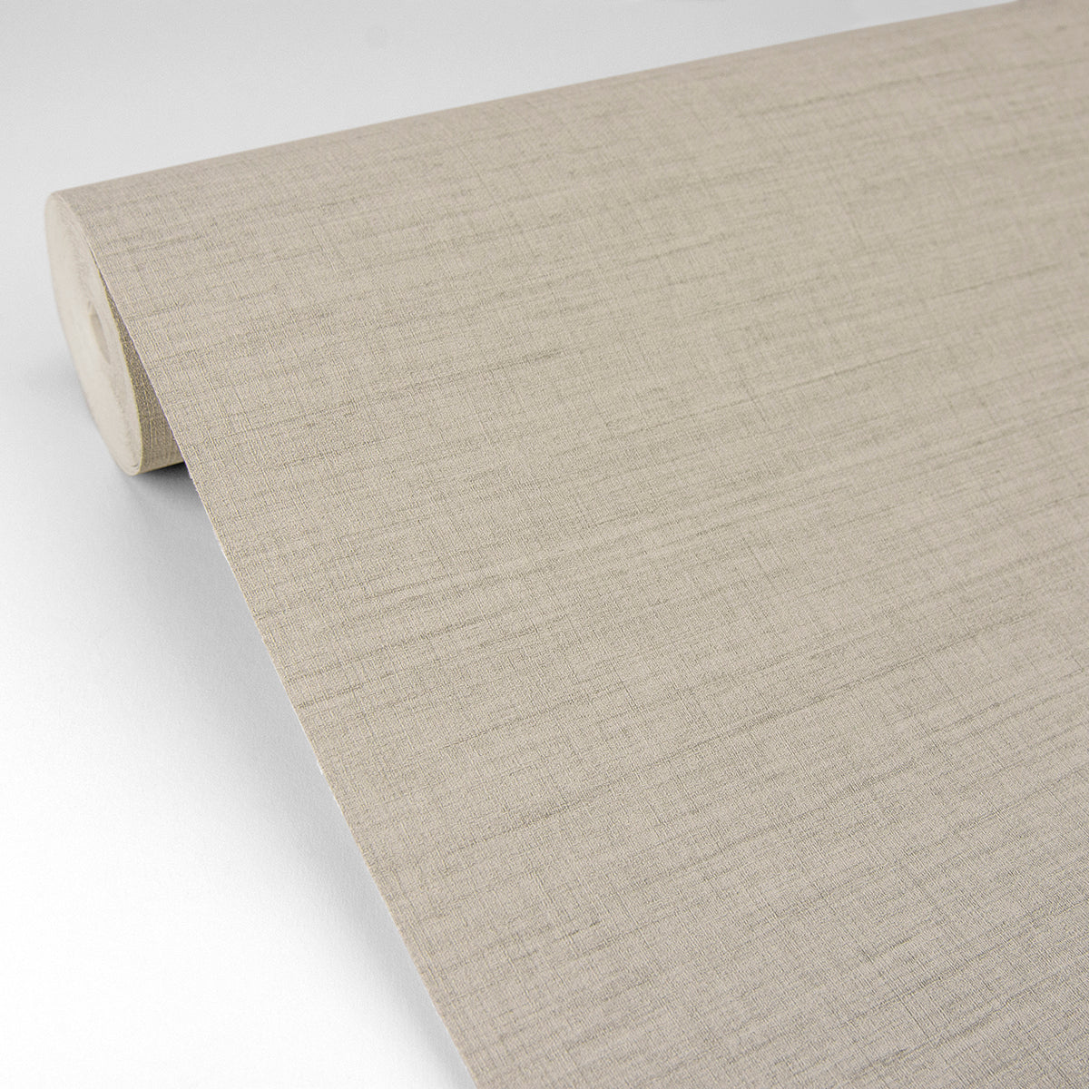 Essence Beige Linen Texture Wallpaper - Brewster Wallcovering