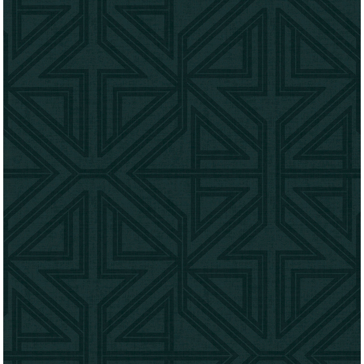 Brewster Wallcovering-Kachel Teal Geometric Wallpaper