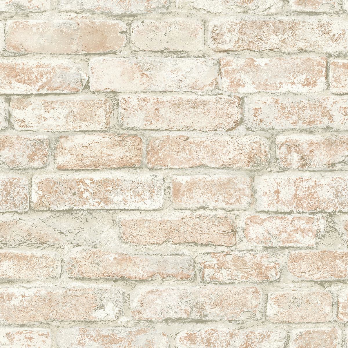 Brewster Wallcovering-Arlington Rust Brick Wallpaper