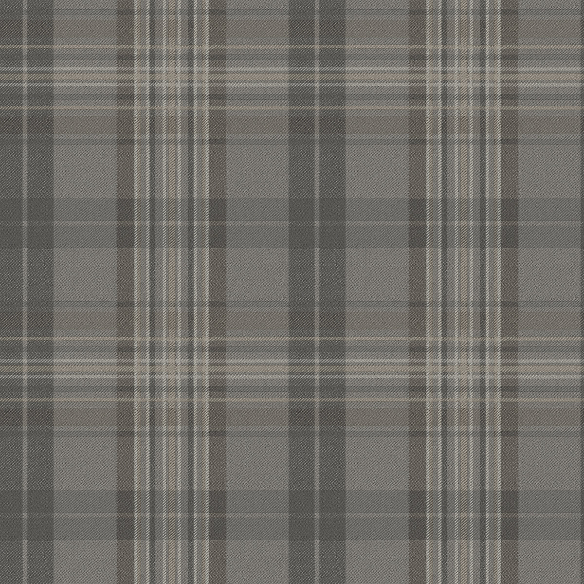 Picture of Austin Charcoal Plaid Wallpaper