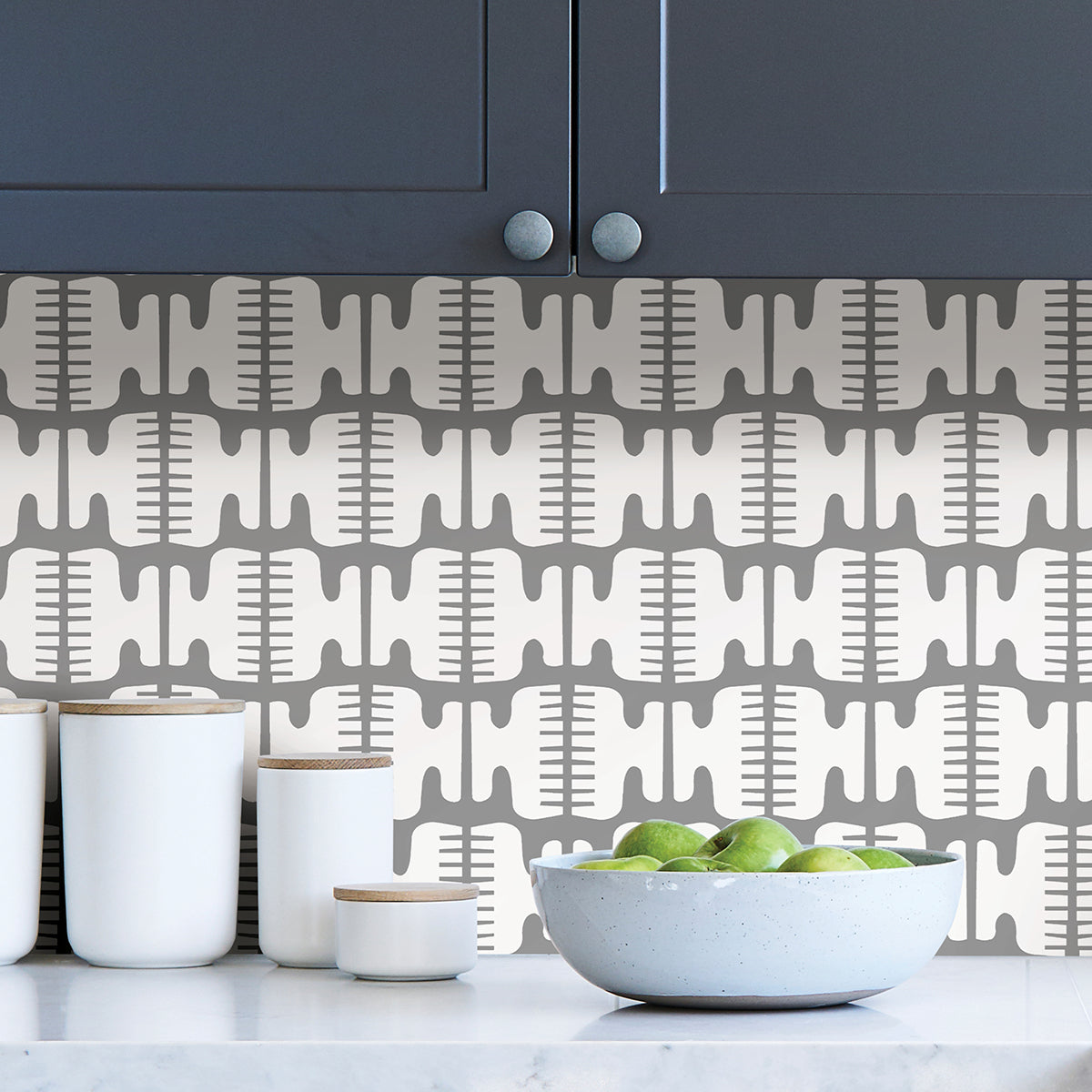 Grey Shift Peel and Stick Wallpaper  | Brewster Wallcovering