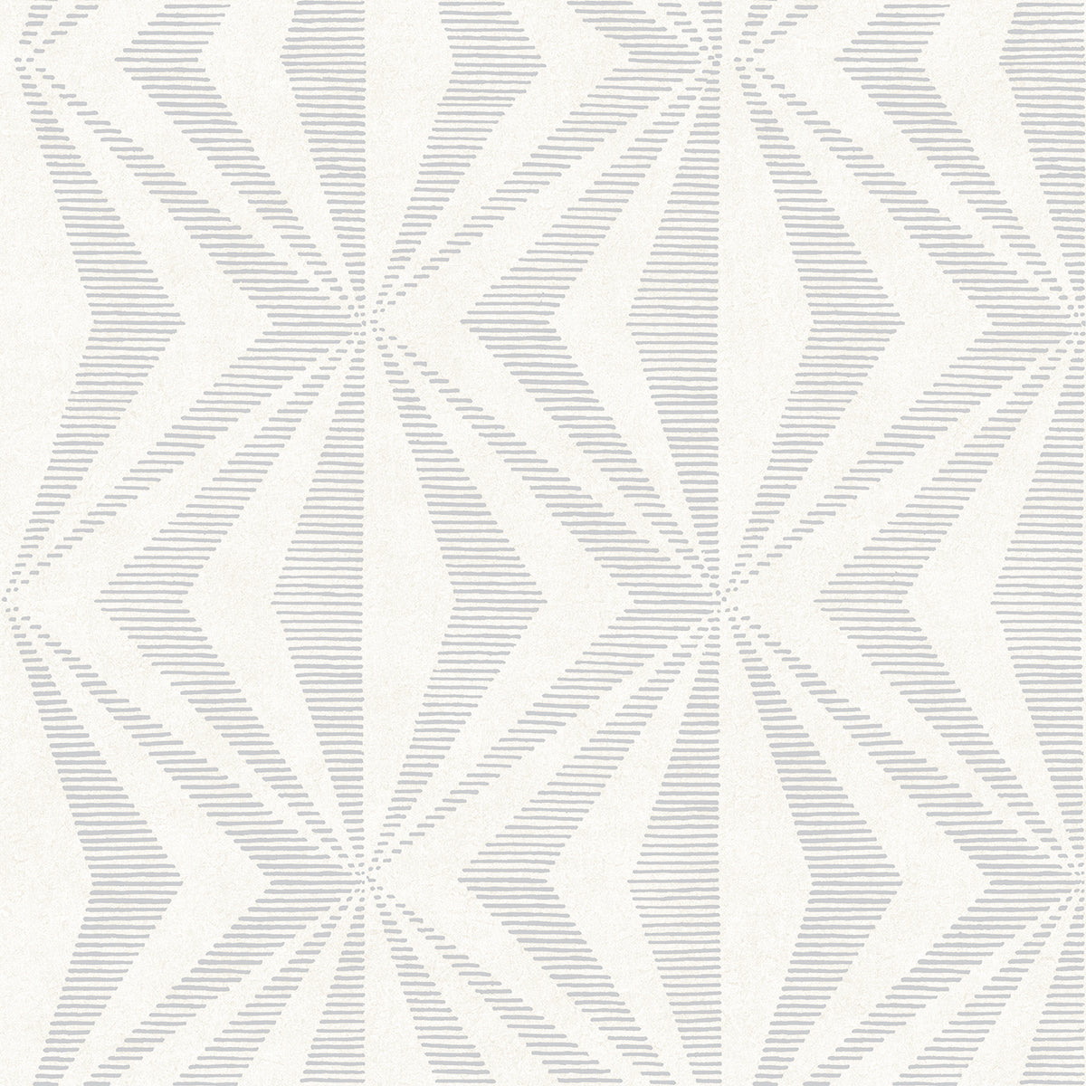 Monge Silver Geometric Wallpaper - Brewster Wallcovering