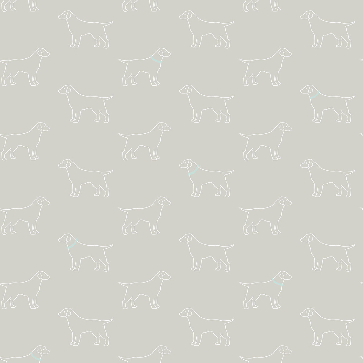 Picture of Yoop Grey Dog Wallpaper