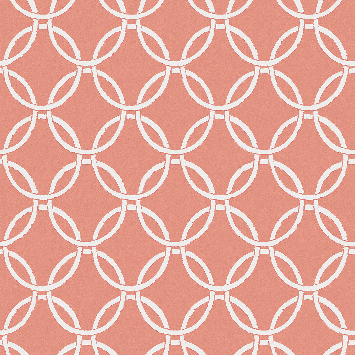 Picture of Quelala Coral Ring Ogee Wallpaper