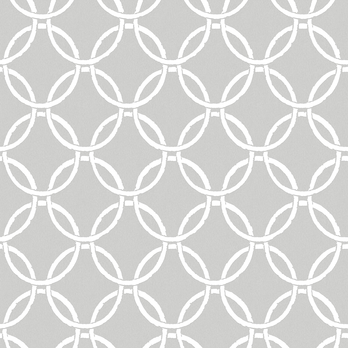 Picture of Quelala Grey Ring Ogee Wallpaper