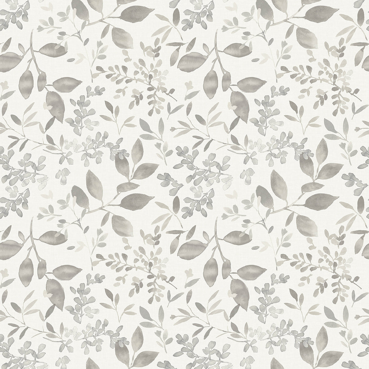 Picture of Tinker Grey Woodland Botanical Wallpaper