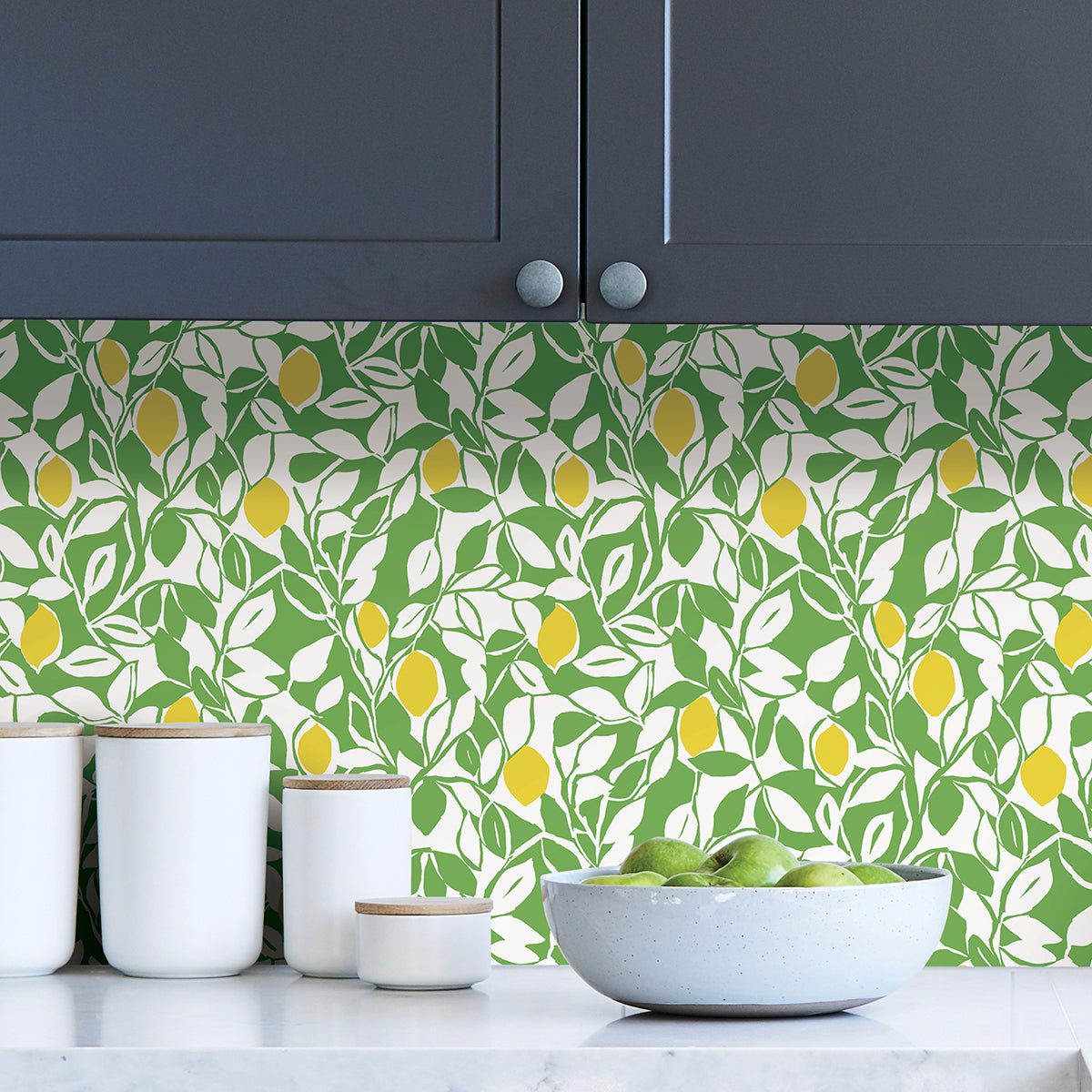 Green Meyer Peel and Stick Wallpaper - Brewster Wallcovering