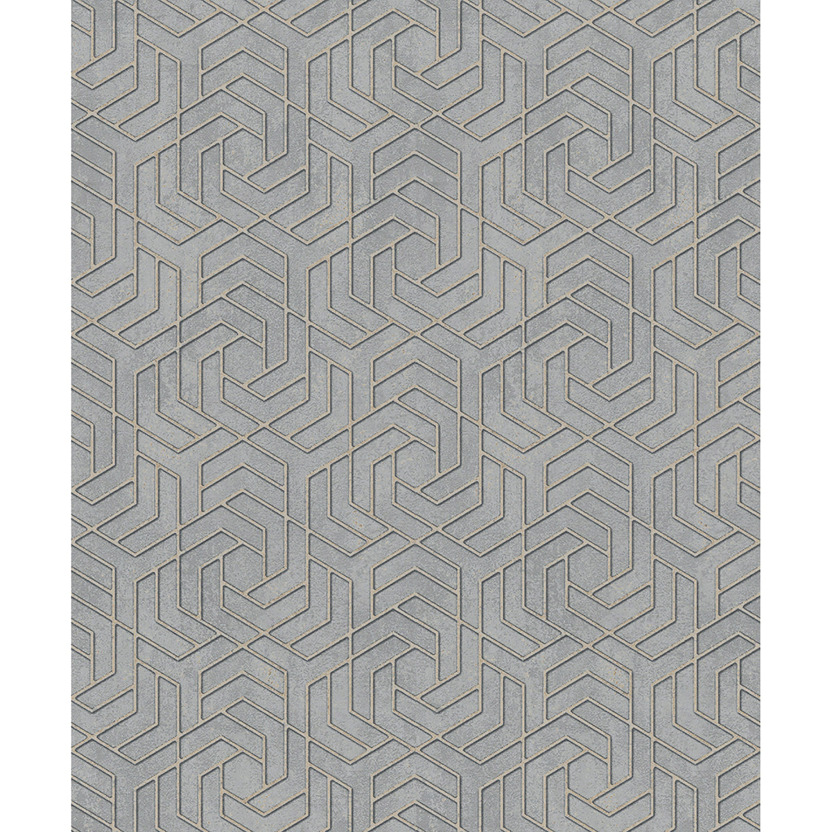 Picture of Tama Grey Geometric Wallpaper